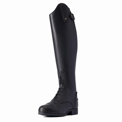 Botas Impermeables Ariat Heritage Contour II Impermeables Insulated Altos Equitación Mujer Negros | MX-01TOUV