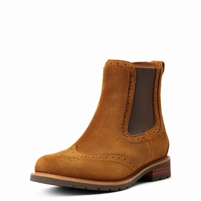 Botas Impermeables Ariat Wexford Brogue Impermeables Mujer Naranjas | MX-06XGUD