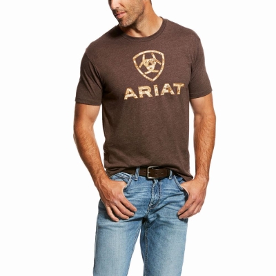 Camisas Ariat Liberty USA Hombre Marrom | MX-43OQIY