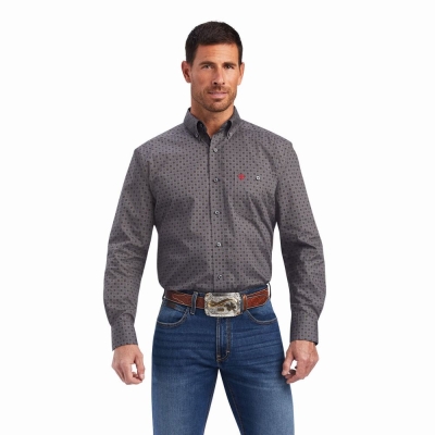Camisas Ariat Relentless Steadfast Stretch Classic Fit Hombre Multicolor | MX-16RWNF