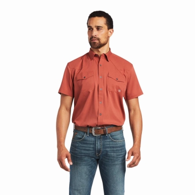 Camisas Ariat VentTEK Fitted Hombre Multicolor | MX-10EZUQ