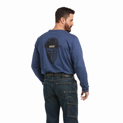 Camiseta Ariat Rebar Workman Full Coverage Hombre Multicolor | MX-21ROME