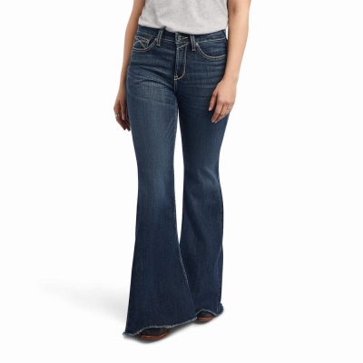 Jeans Skinny Ariat R.E.A.L. High Rise Zinnia Extreme Mujer Azules | MX-71BJMG