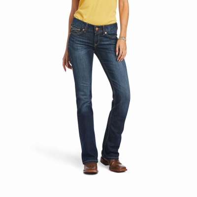 Jeans Skinny Ariat R.E.A.L. Mid Rise Arrow Fit Vicky Cut Mujer Multicolor | MX-92ZGVF