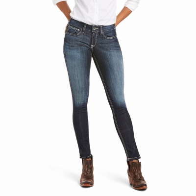 Jeans Skinny Ariat R.E.A.L. Mid Rise Stretch Outseam Ella Flaco Mujer Multicolor | MX-03TYEL