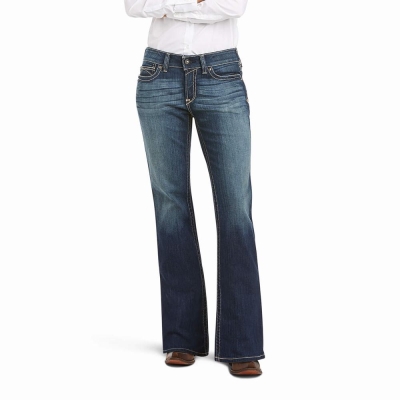 Jeans Skinny Ariat R.E.A.L. Mid Rise Stretch Original Cut Mujer Multicolor | MX-51UGBA