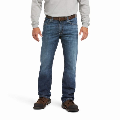 Jeans Straight Ariat FR M4 Relaxed Stretch DuraLight Boundary Cut Hombre Multicolor | MX-53ITUB