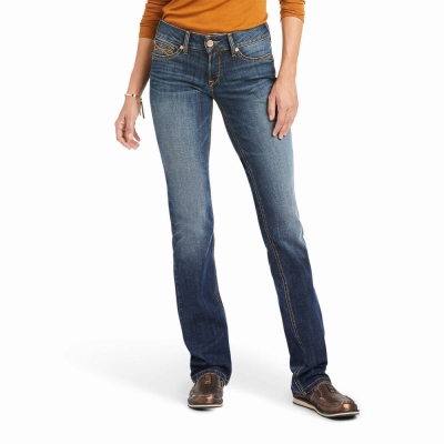 Jeans Straight Ariat Luciana Mujer Multicolor | MX-56SQPH