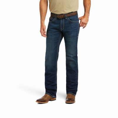 Jeans Straight Ariat M5 Stretch Remming Hombre Multicolor | MX-73GVEP