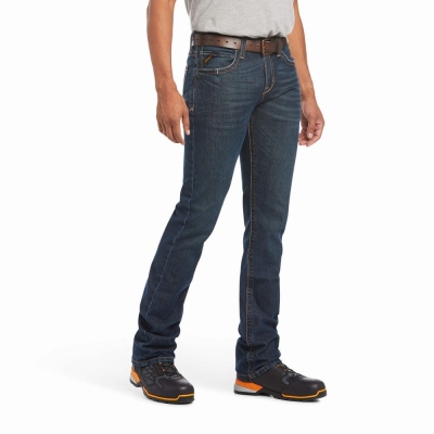 Jeans Straight Ariat Rebar M7 DuraStretch Edge Hombre Multicolor | MX-10VYWU