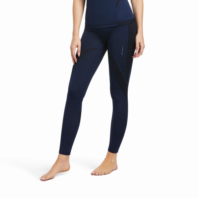 Pantalones Ariat Ascent Half Grip Mujer Azul Marino | MX-02TJIY