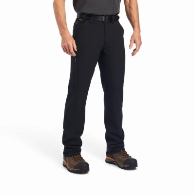 Pantalones Ariat Rebar M5 DuraStretch DriTEK Softshell Hombre Negros | MX-12KYJS