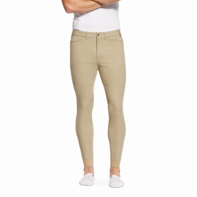 Pantalones De Montar Ariat Tri Factor Grip Hombre Marrom | MX-31CZEO
