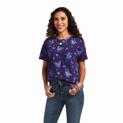 Tops Ariat Bluegrass Mujer Multicolor | MX-68DAEL