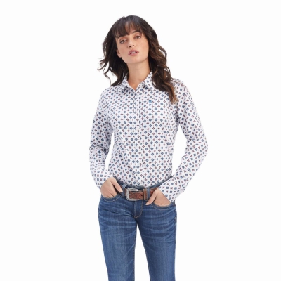 Tops Ariat Kirby Stretch Mujer Multicolor | MX-75YSCD