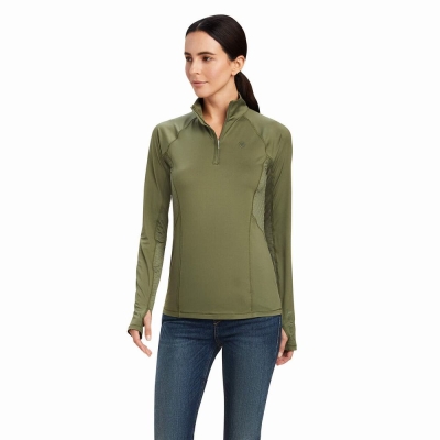 Tops Ariat Lowell 2.0 1/4 Zip Mujer Multicolor | MX-57DSHP