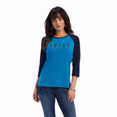Tops Ariat REAL Arrow Classic Fit Mujer Multicolor | MX-49YZDV