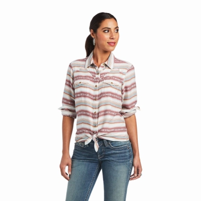 Tops Ariat REAL Rosewood Mujer Multicolor | MX-24JKER