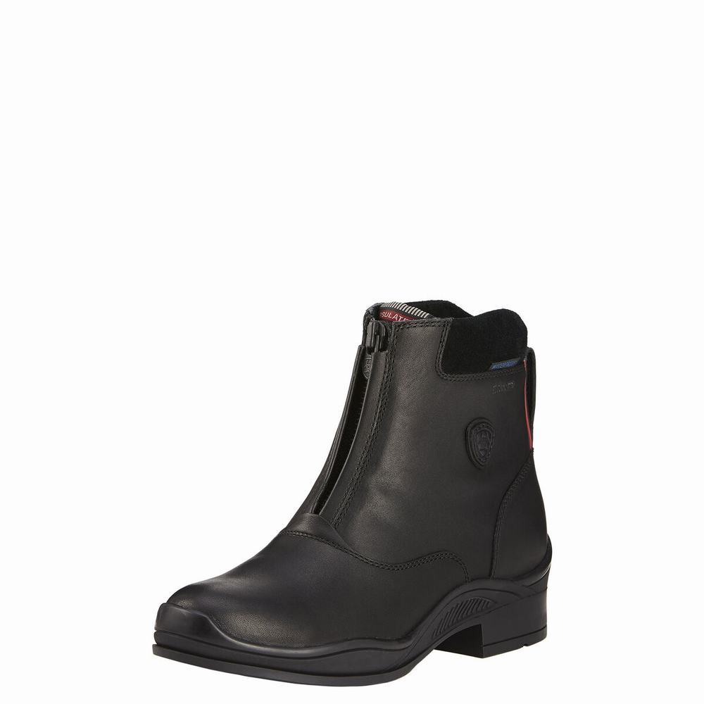Botas Impermeables Ariat Extreme Zip Paddock Impermeables Insulated Paddock Mujer Negros | MX-78MNPE