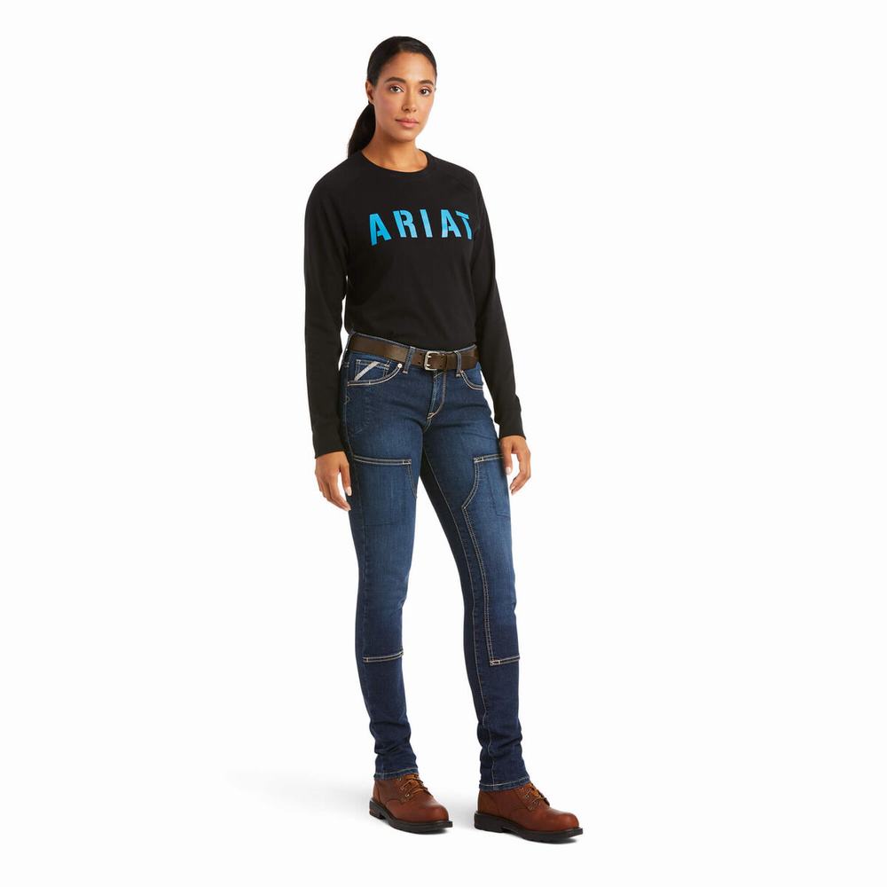 Jeans Ariat Rebar DuraStretch Riveter Double Front Mujer Multicolor | MX-06REJS