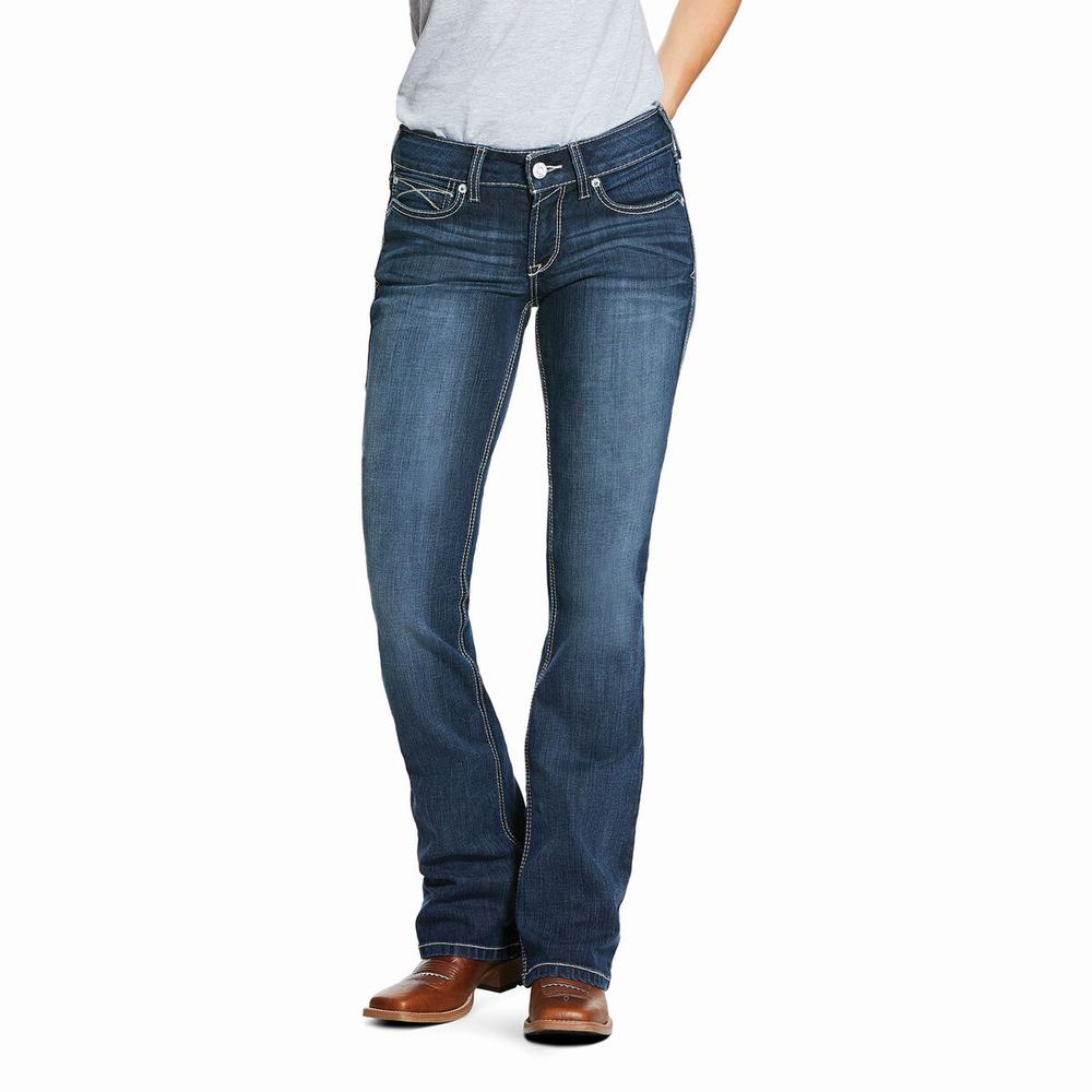 Jeans Skinny Ariat R.E.A.L. Mid Rise Arrow Fit Stretch Shayla Cut Mujer Multicolor | MX-64HBSN