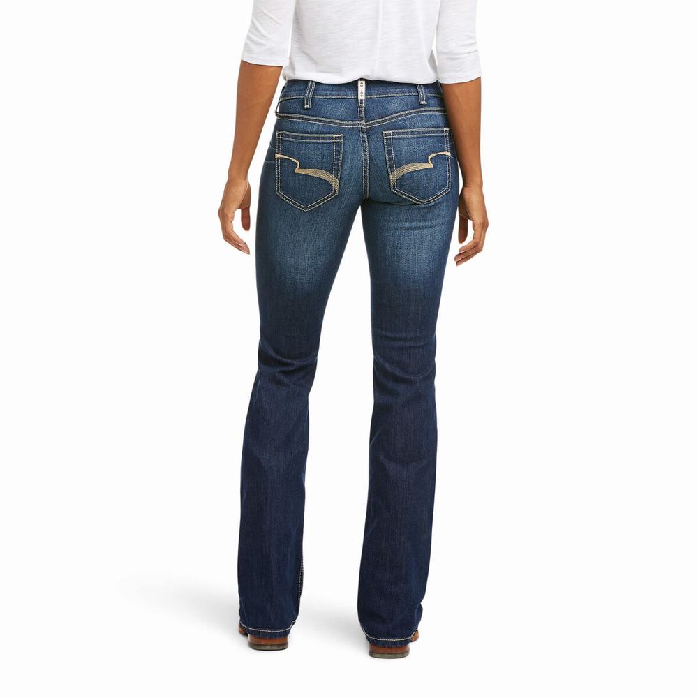 Jeans Skinny Ariat R.E.A.L. Mid Rise Janet Cut Mujer Multicolor | MX-67VXFM