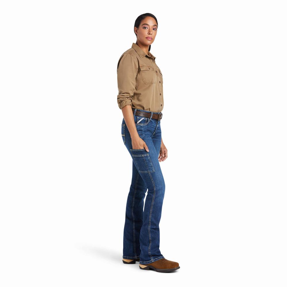 Jeans Skinny Ariat Rebar Flex Perfect Rise Riveter Cut Mujer Multicolor | MX-27ELCG