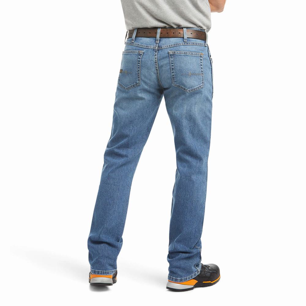 Jeans Skinny Ariat Rebar M4 Relaxed DuraStretch Basic Cut Hombre Azules | MX-13XTFK