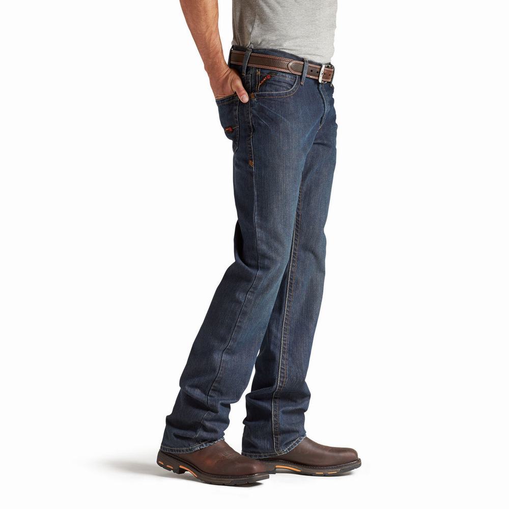 Jeans Straight Ariat FR M4 Relaxed Basic Cut Hombre Multicolor | MX-42GAUL