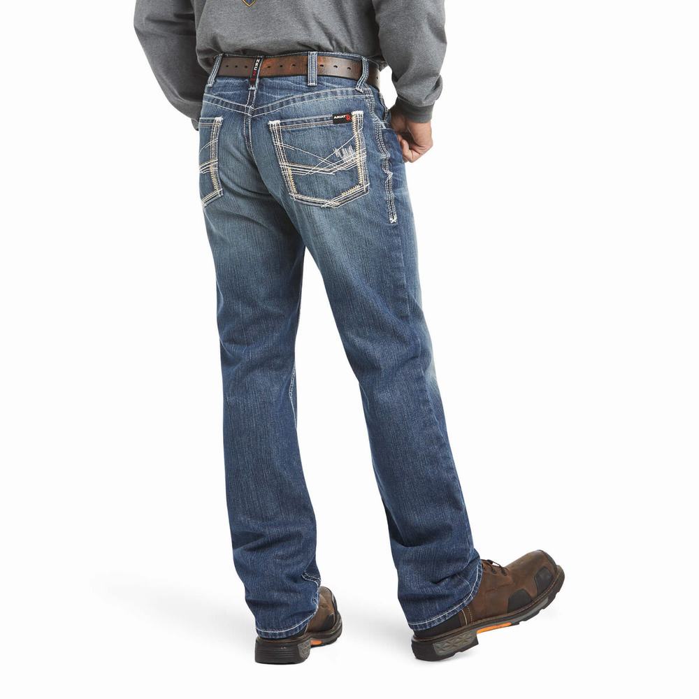Jeans Straight Ariat FR M4 Relaxed Ridgeline Cut Hombre Multicolor | MX-76WPTQ