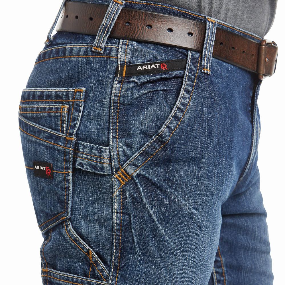Jeans Straight Ariat FR M4 Relaxed Workhorse Cut Hombre Multicolor | MX-84RWSB