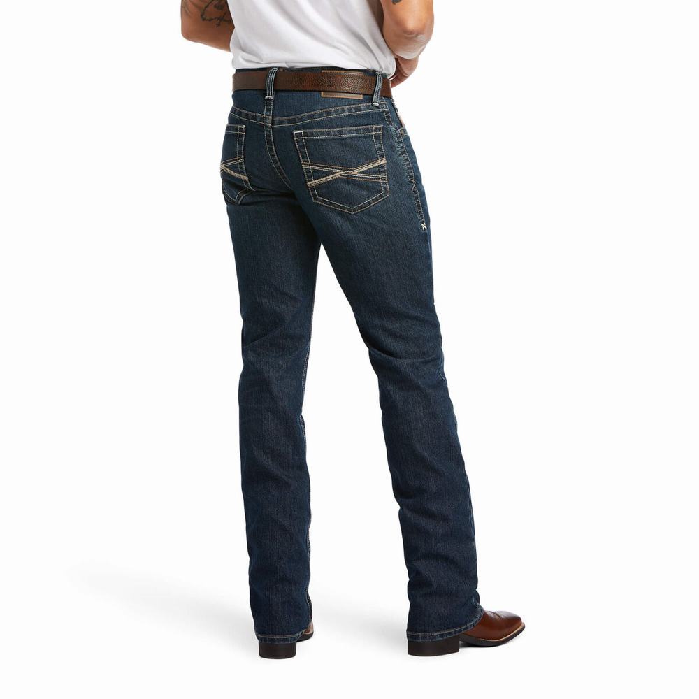 Jeans Straight Ariat M2 Traditional Relaxed Stretch Gage Stackable Cut Hombre Multicolor | MX-35DPXG