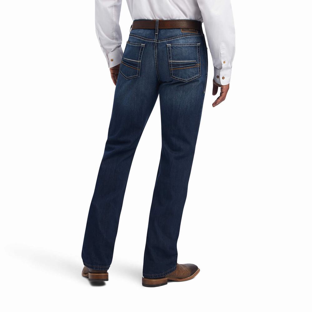 Jeans Straight Ariat M2 Traditional Relaxed 3D Garby Cut Hombre Multicolor | MX-56KDTZ