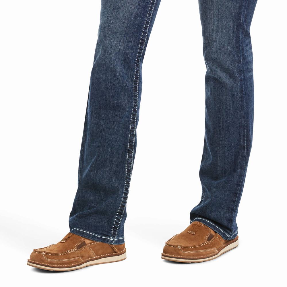 Jeans Straight Ariat R.E.A.L. Mid Rise Stretch Ivy Mujer Multicolor | MX-82IFJN