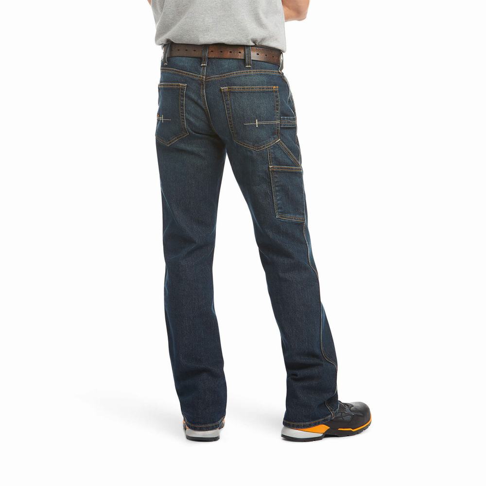 Jeans Straight Ariat Rebar M4 Low Rise DuraStretch Workhorse Cut Hombre Multicolor | MX-70VUDL