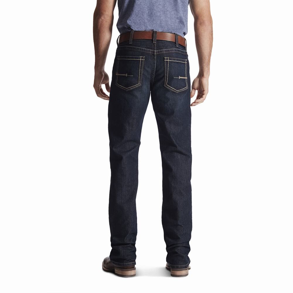 Jeans Straight Ariat Rebar M4 Relaxed DuraStretch Edge Cut Hombre Multicolor | MX-49QOFL