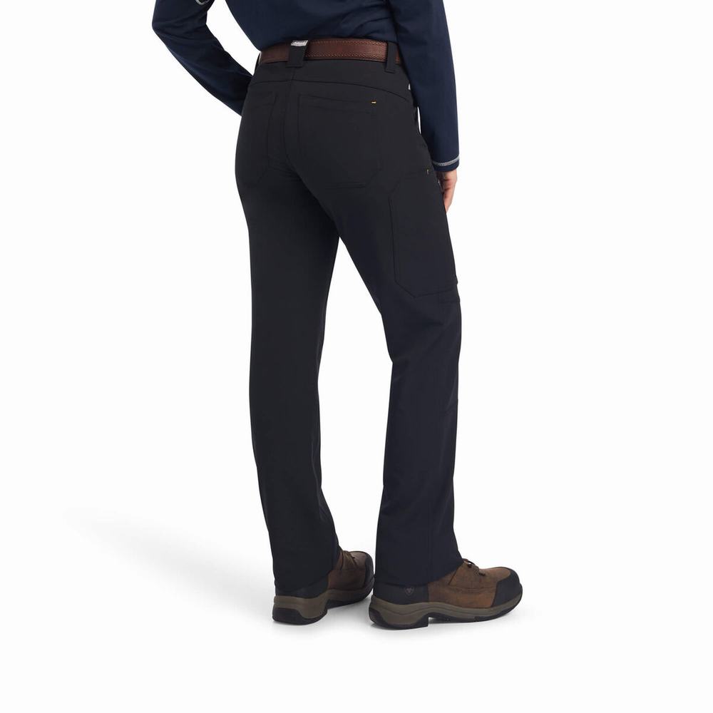 Pantalones Ariat Rebar DuraStretch DriTEK Softshell Mujer Negros | MX-73GIKO