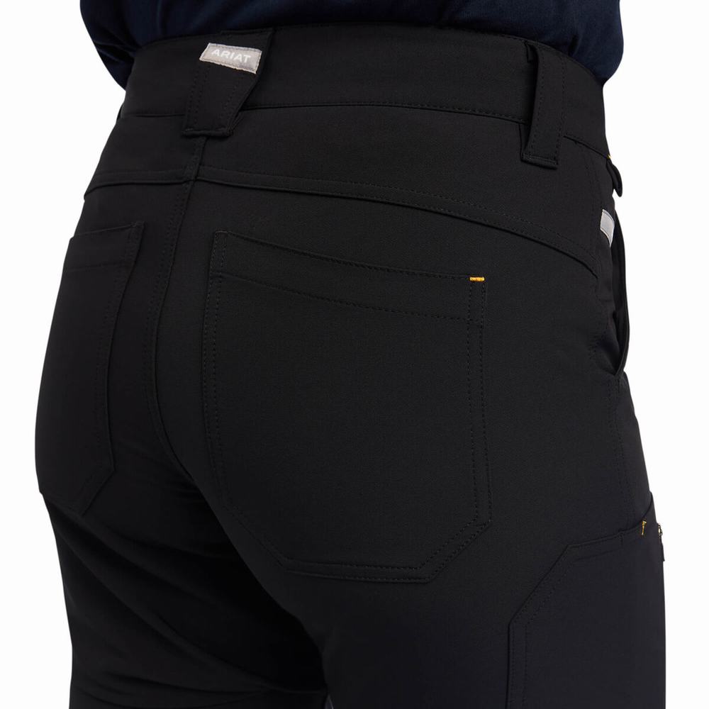 Pantalones Ariat Rebar DuraStretch DriTEK Softshell Mujer Negros | MX-73GIKO