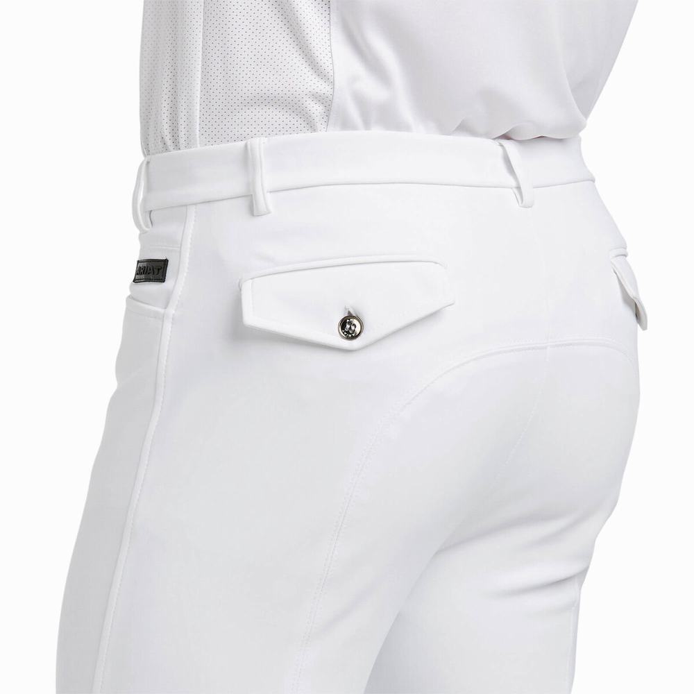 Pantalones De Montar Ariat Speranza Hombre Blancos | MX-26VFAQ