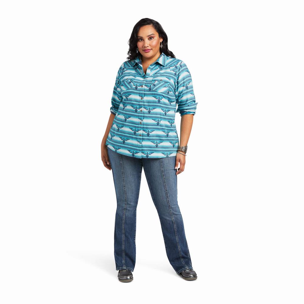 Tops Ariat REAL Wild Thunderbird Mujer Multicolor | MX-25ZHWY